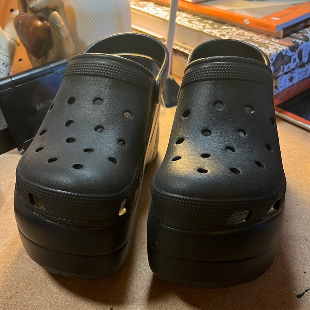 Dolls kill stacked crocs
